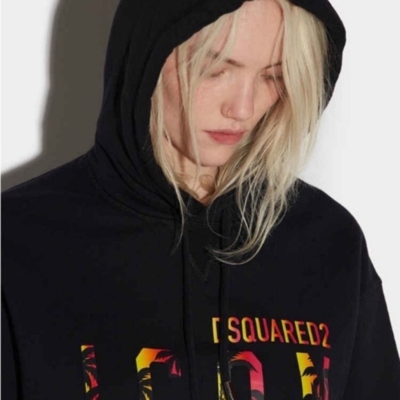 DSQUARED2 Hawaiian-Print Icon Hoodie - Picture 8 of 15